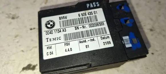 BMW 3 E90 E91 Seat control module 692643501 002096568 00401154A3
