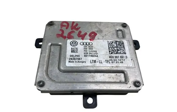 Audi A4 S4 B8 8K Xenon control unit/module 4G0907697D