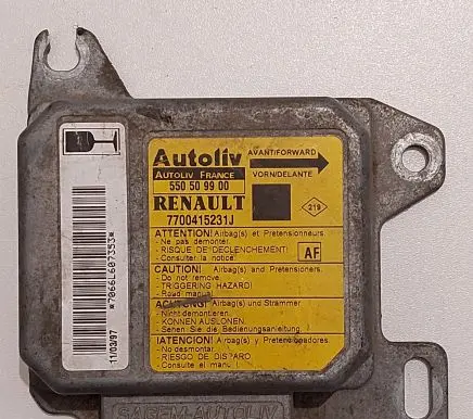 Renault Scenic I Airbag control unit/module 7700415231J 550509900