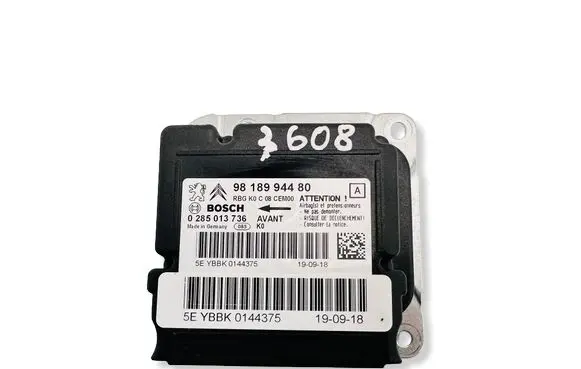 Peugeot Expert Airbag control unit/module 9818994480 0285013736 YBBK0144375