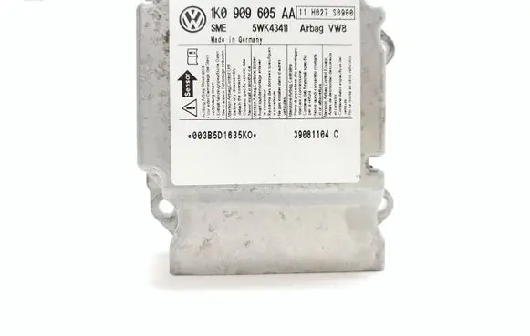Skoda Octavia Mk2 (1Z) Airbag control unit/module 1K0909605AA 5WK43411 003B5D1635K0