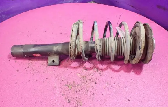Peugeot 206 Front shock absorber with coil spring