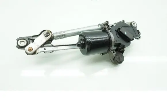 Front wiper linkage and motor