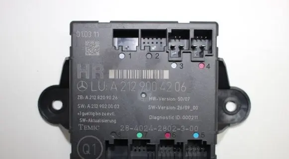 Mercedes-Benz C W204 Door control unit/module A2129004206