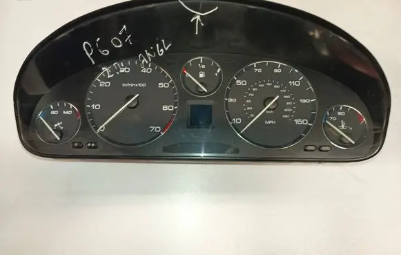 Peugeot 607 Speedometer (instrument cluster) 9629598680