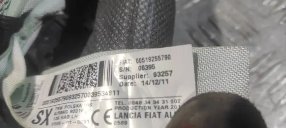 Fiat Panda III Roof airbag 00519255790