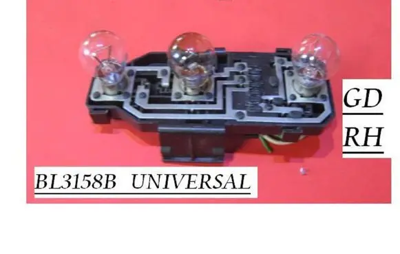 Audi A6 S6 C5 4B Tail light bulb cover holder BL3158B