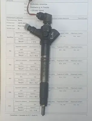 Lexus IS 220D-250-350 Fuel injector 2367026011