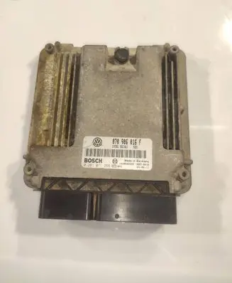 Volkswagen Touareg I Engine control unit/module 070906016F 1039S02925 0281011258