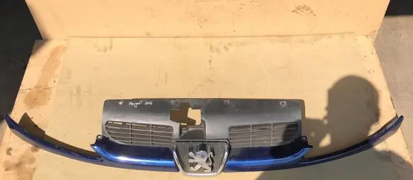Peugeot 206 Front bumper upper radiator grill 962894280