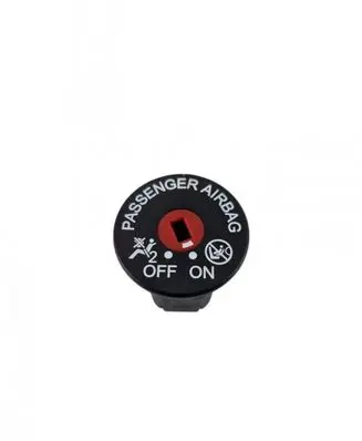 Passenger airbag on/off switch