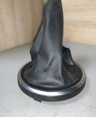Gear lever shifter trim leather/knob