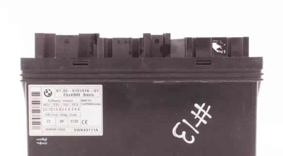 BMW 5 E60 E61 Comfort/convenience module 9151516 5WK49111A