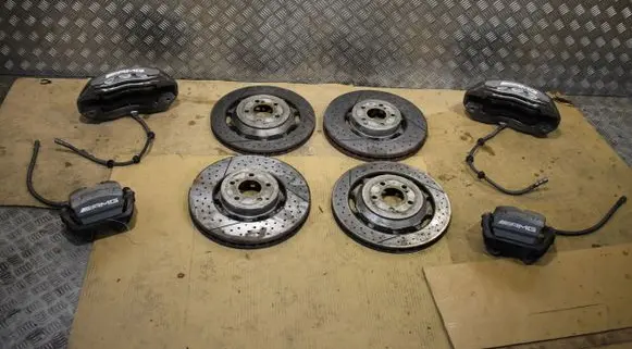 Mercedes-Benz E AMG W213 Brake discs and calipers set A2224232012 A2124210512 A1974212498