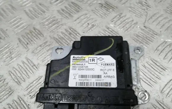 Renault Megane IV Airbag control unit/module 985104870R 640443200B 634412300C