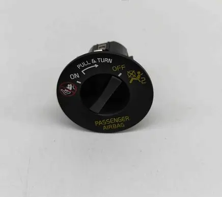 Passenger airbag on/off switch
