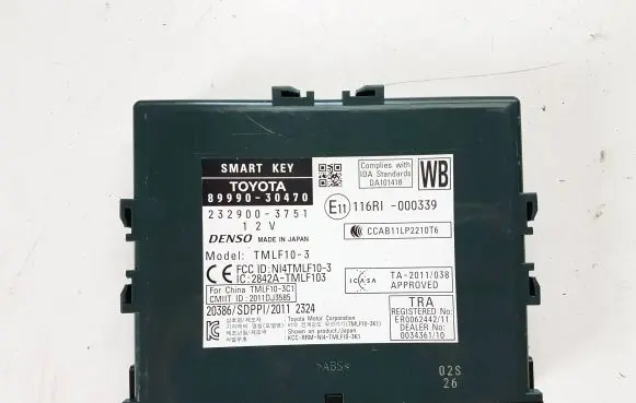 Lexus GS 250 350 300H 450H Keyless (KESSY) go control unit/module 8999030470 2329003751