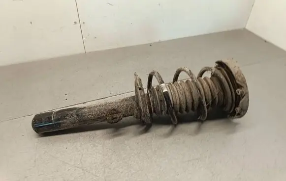 Front shock absorber with coil spring