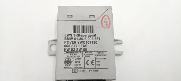 BMW 3 E46 Immobilizer control unit/module 61356905667 6905667