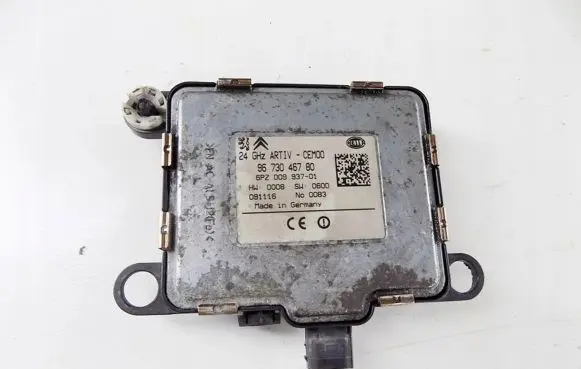 Peugeot 3008 I Parking PDC control unit/module 9673046780