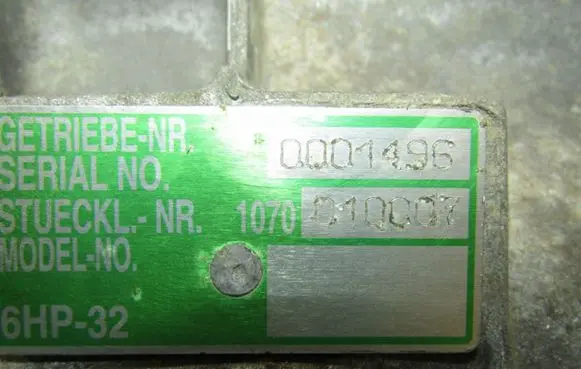 BMW 7 E65 E66 Automatic gearbox 7530962