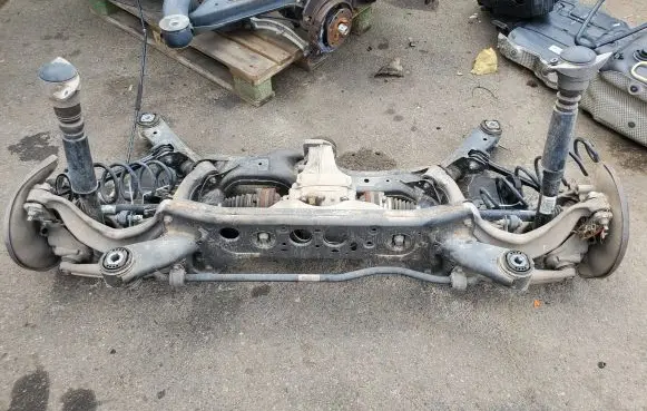 Audi A6 S6 C7 4G Rear axle beam with reductor 4G0511305G 4G5035C 8R0501203C