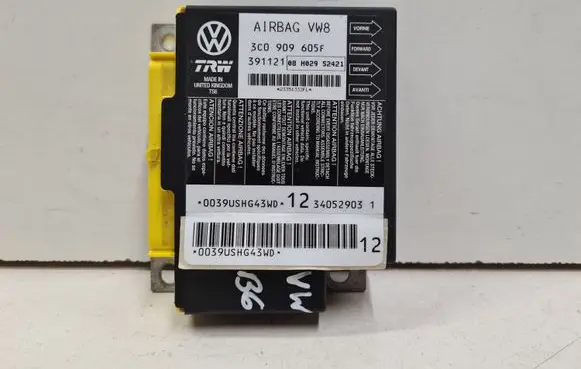 Volkswagen PASSAT B6 Airbag control unit/module 3C0909605F 391121