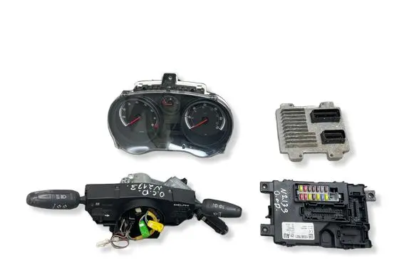 Opel Corsa D Engine ECU kit and lock set 55577834 12636386 86AATX59113902CN