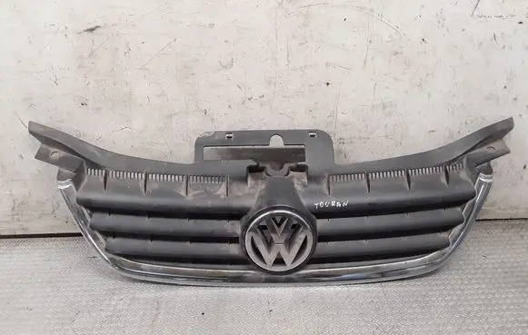 Volkswagen Touran I Front bumper upper radiator grill 1T0853651