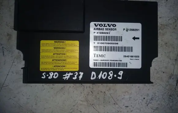 Volvo S80 Airbag control unit/module 31288291