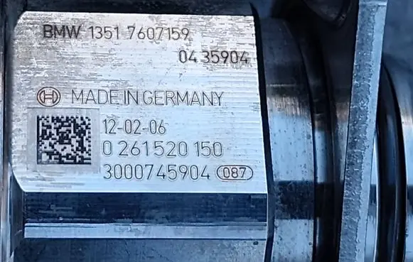 BMW 1 F20 F21 Fuel injection high pressure pump 7607159 0261520150