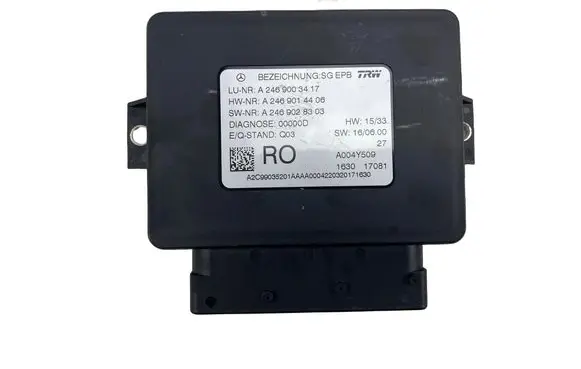 Mercedes-Benz A W176 Rear brake EMF control unit/module A2469003417 A2469014406