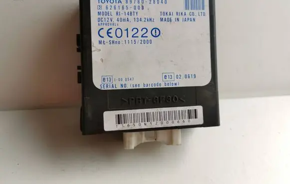 Toyota Previa (XR30, XR40) II Immobilizer control unit/module 8978028040 626165000