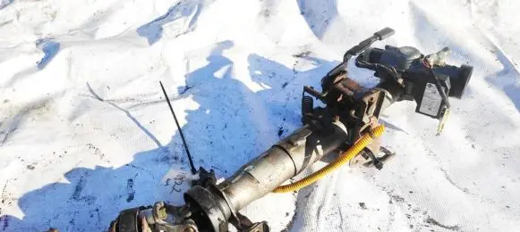 Steering wheel axle