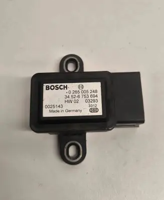 BMW 3 E46 ESP acceleration yaw rate sensor 34526753694 0265005248
