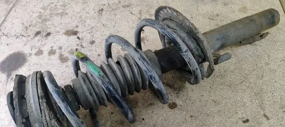 Renault Megane II Front shock absorber with coil spring