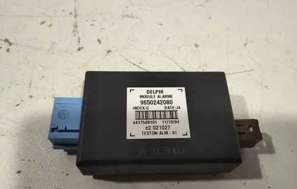 Peugeot 307 Alarm control unit/module 9650242080
