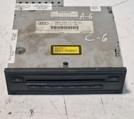 Audi A6 S6 C6 4F CD/DVD changer 4E0035111A SX047 CXCA1274G