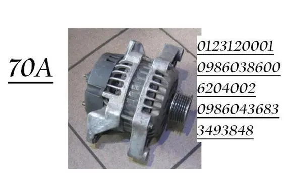 Opel Tigra A Generator/alternator 0123120001 0986038600