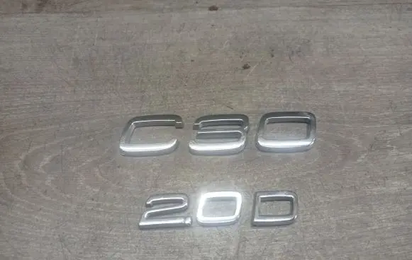 Volvo C30 Rear loading door model letters 