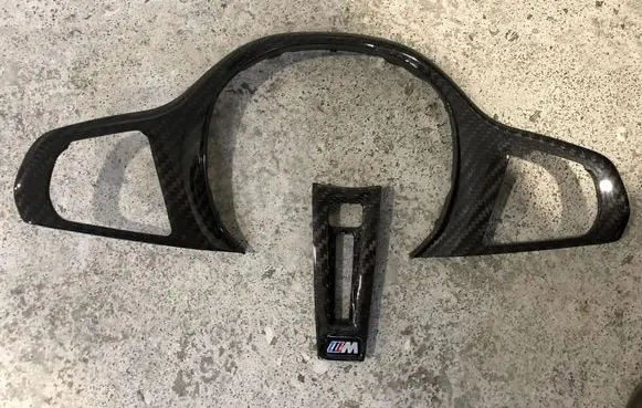 BMW 5 G30 G31 G38 Steering wheel column trim 