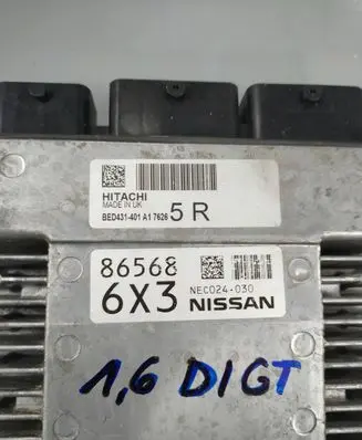 Nissan X-Trail T32 Engine control unit/module BED431-401 86568-6X3 NEC024-030