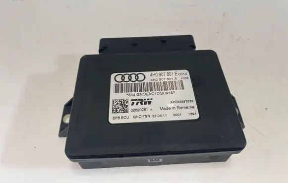 Audi A6 S6 C7 4G Hand brake control module 4H0907801E 4H0907801A