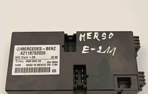 Seat control module