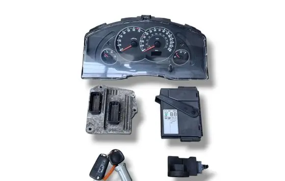 Opel Meriva A Engine ECU kit and lock set 12249823