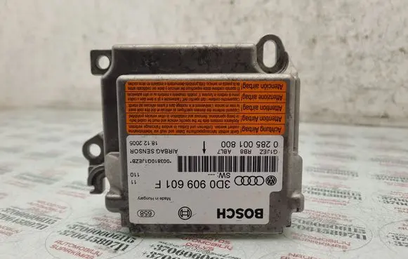 Volkswagen Touareg I Airbag control unit/module 3D0909601F