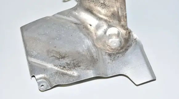 Heat shield in engine bay