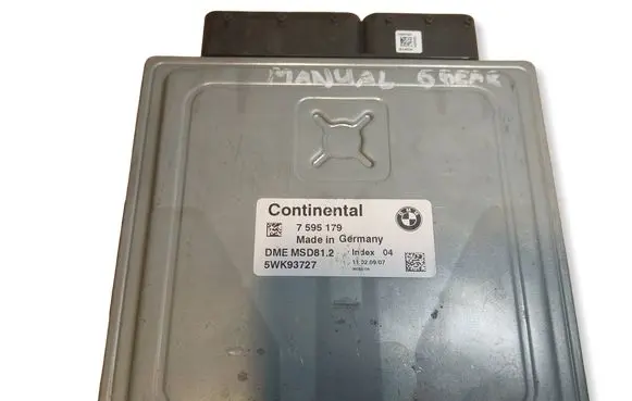 BMW 5 E60 E61 Engine control unit/module ECU 7595179 DMEMSD812 5WK93727