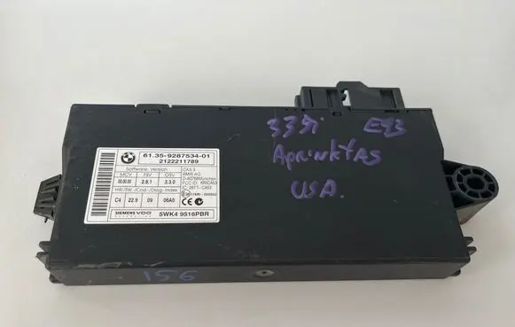 BMW 3 E92 E93 CAS control unit/module 9287534 5WK49516PBR