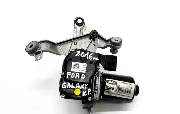 Front wiper linkage and motor